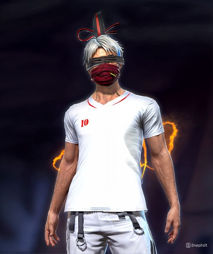 Fundo com personagem de Free Fire